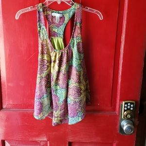 Cute green floral top